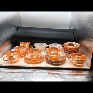 26 pc fire king luster ware set 🔥